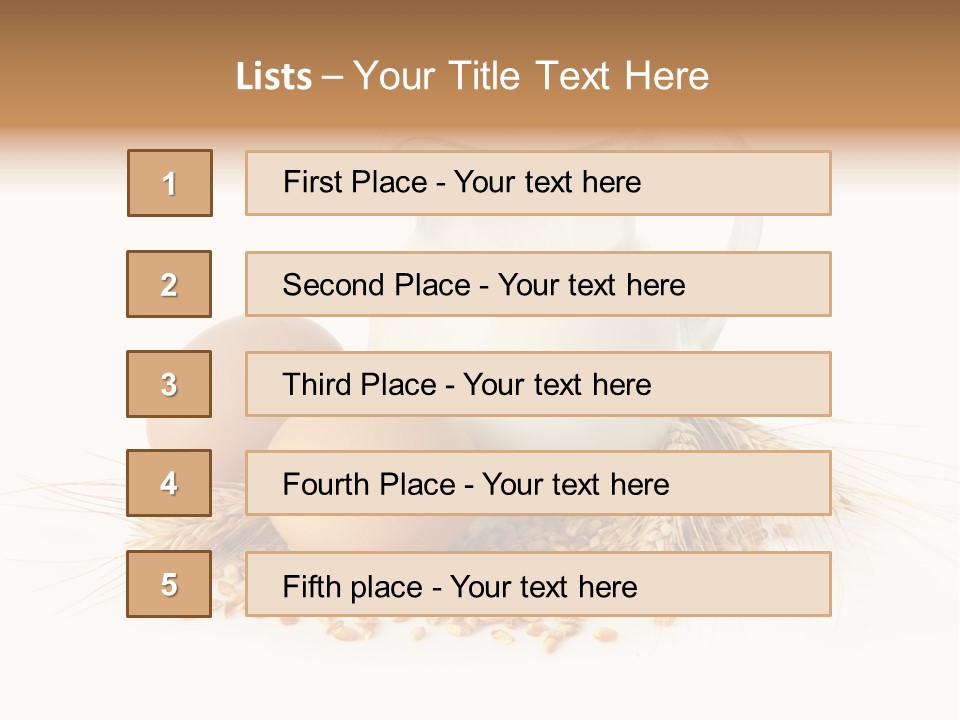 Liquid Bakery Cereal PowerPoint Template