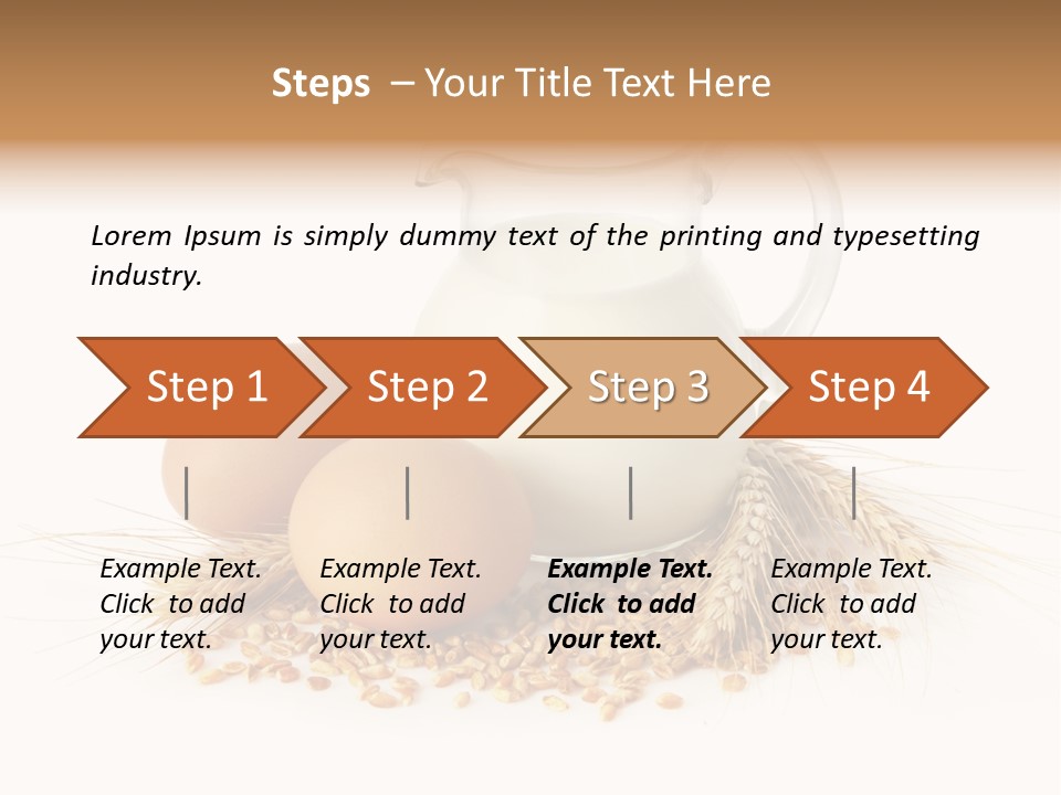 Liquid Bakery Cereal PowerPoint Template