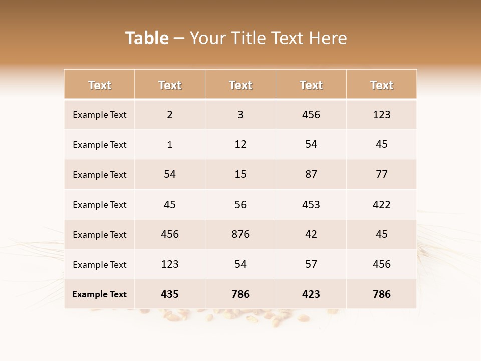 Liquid Bakery Cereal PowerPoint Template