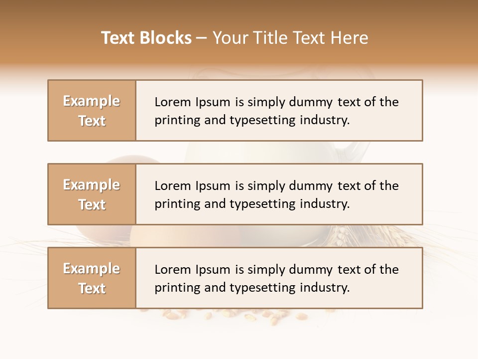Liquid Bakery Cereal PowerPoint Template