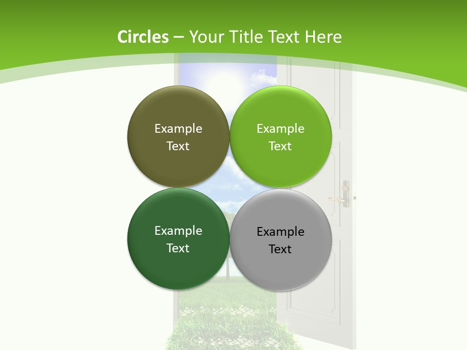 Modern Leisure Equipment PowerPoint Template