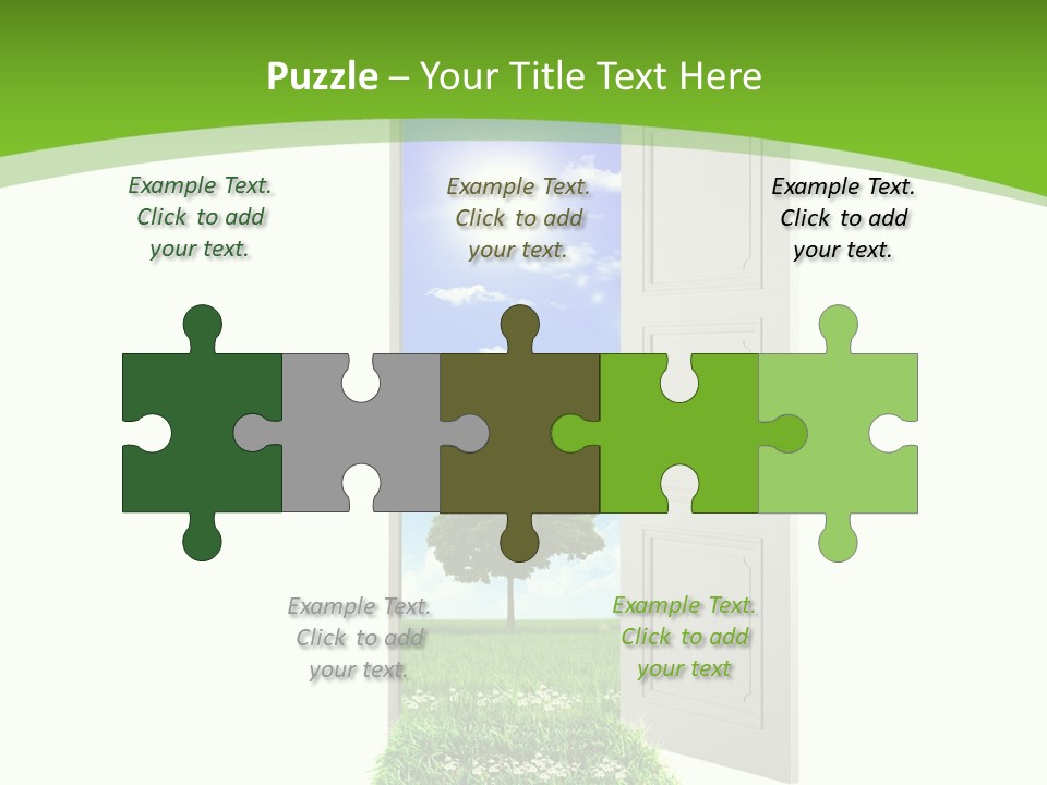 Modern Leisure Equipment PowerPoint Template