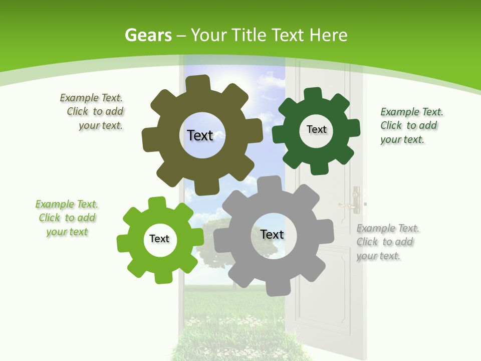 Modern Leisure Equipment PowerPoint Template