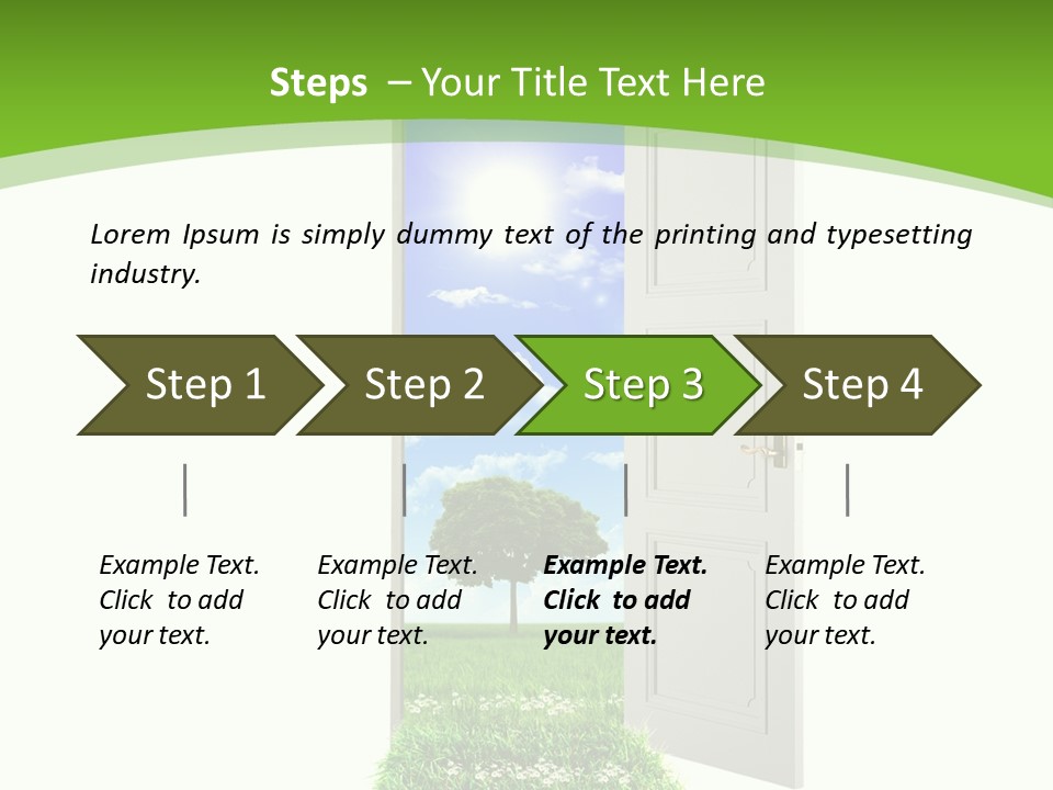 Modern Leisure Equipment PowerPoint Template