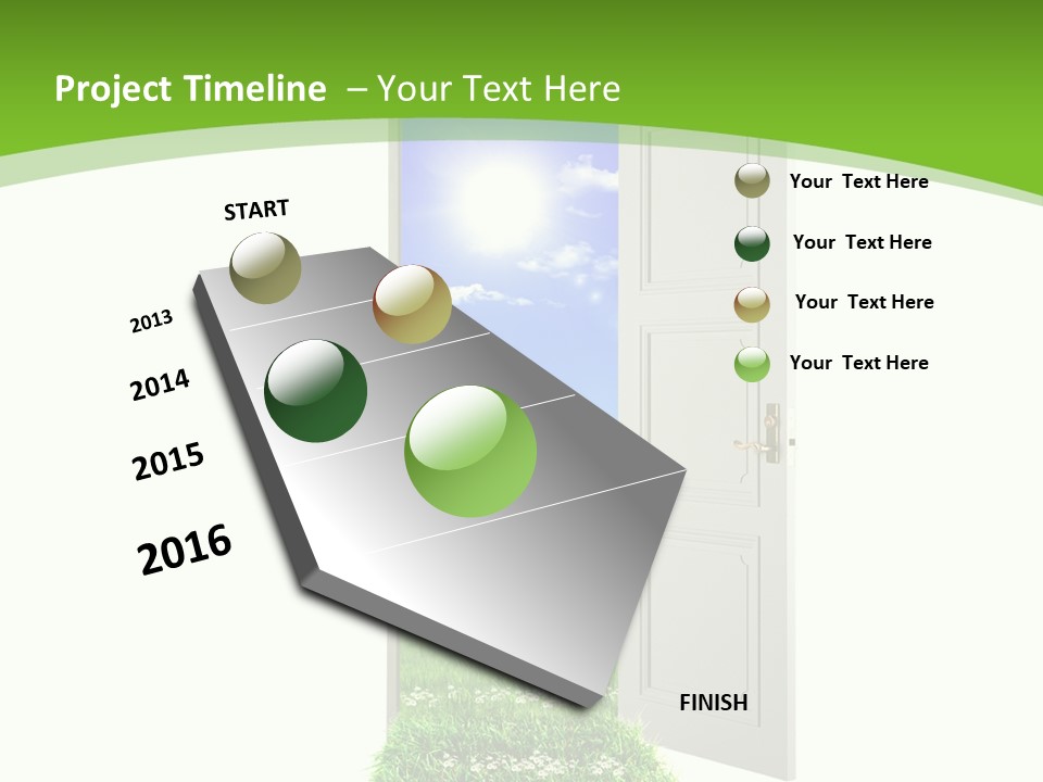 Modern Leisure Equipment PowerPoint Template