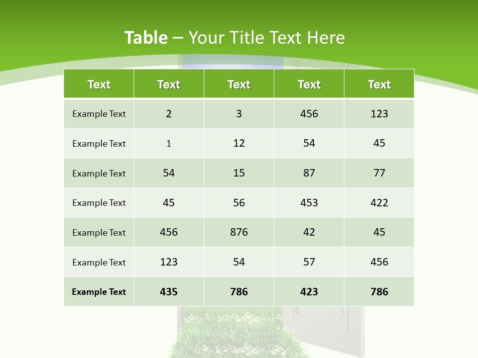 Modern Leisure Equipment PowerPoint Template