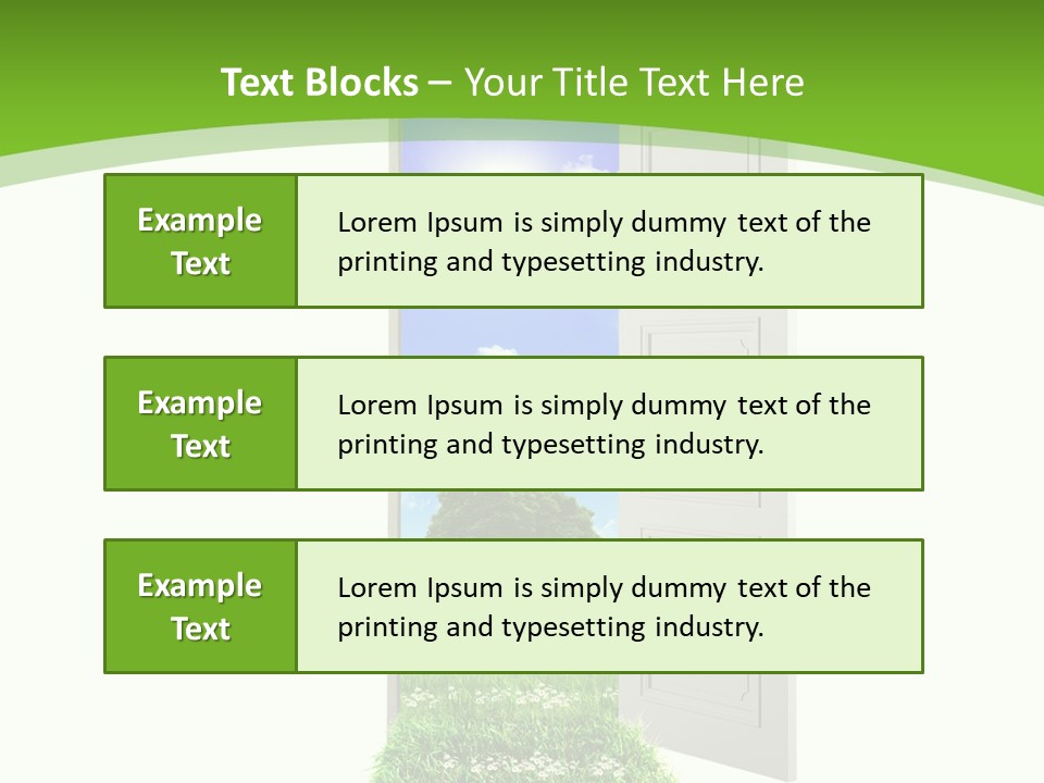 Modern Leisure Equipment PowerPoint Template