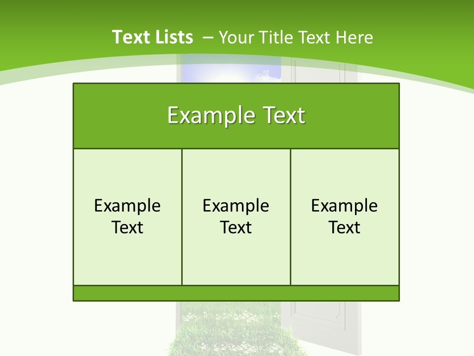 Modern Leisure Equipment PowerPoint Template