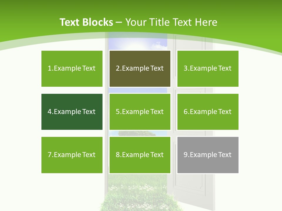 Modern Leisure Equipment PowerPoint Template