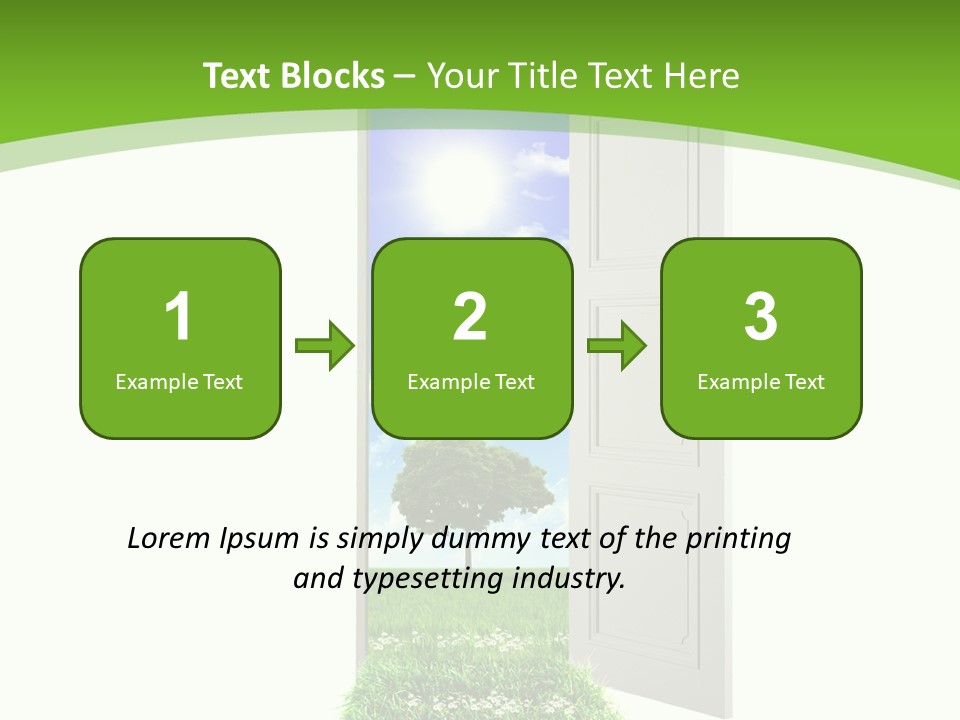 Modern Leisure Equipment PowerPoint Template