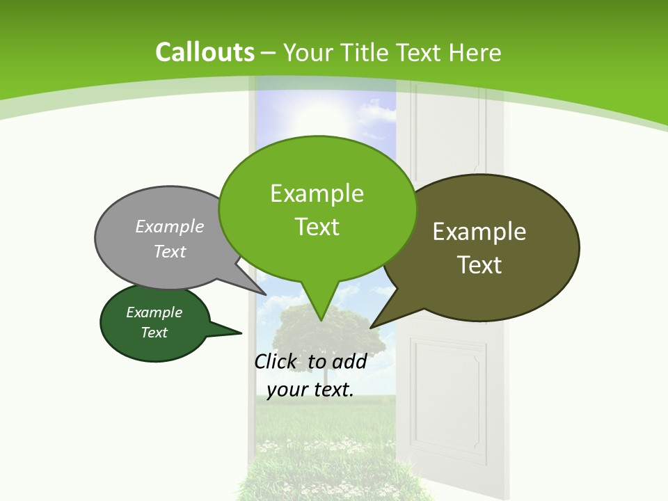Modern Leisure Equipment PowerPoint Template