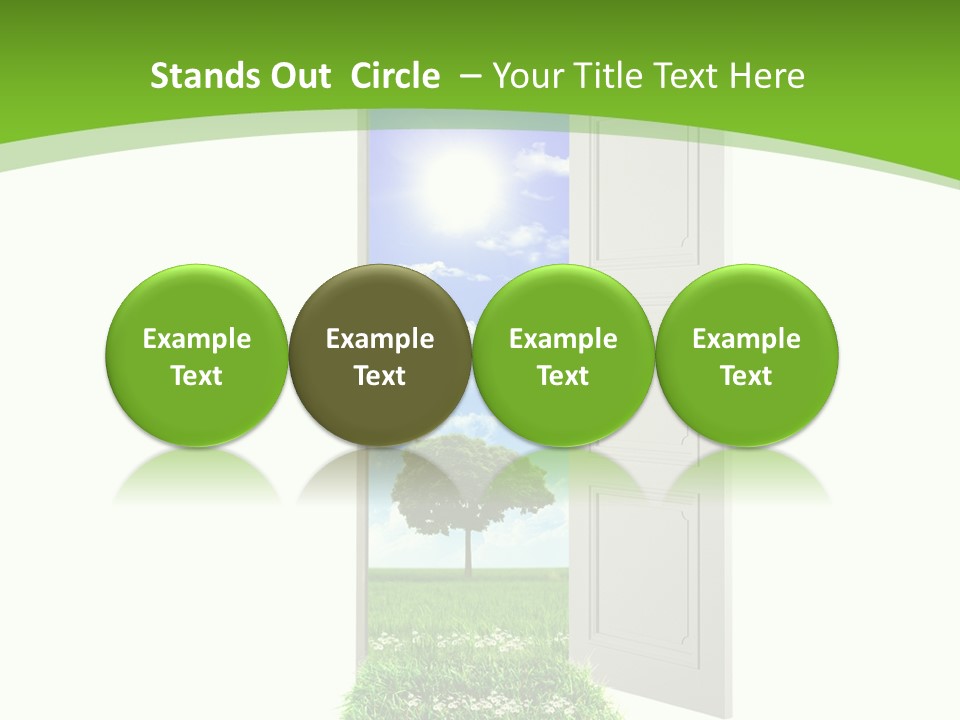 Modern Leisure Equipment PowerPoint Template