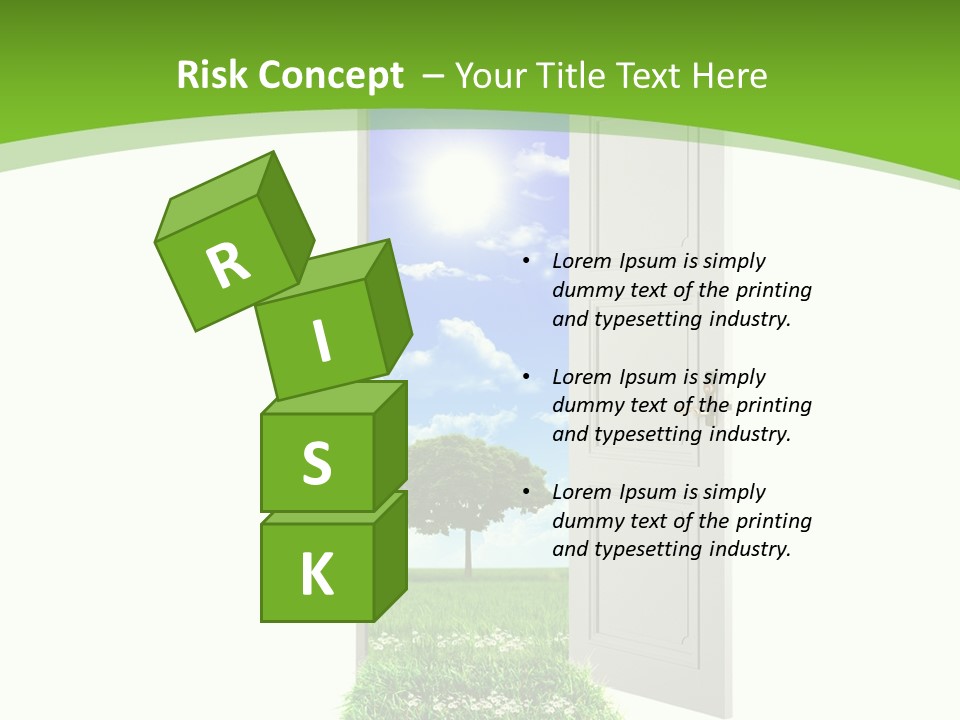 Modern Leisure Equipment PowerPoint Template