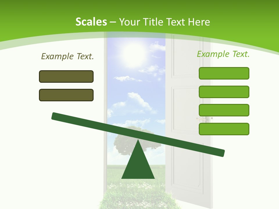 Modern Leisure Equipment PowerPoint Template