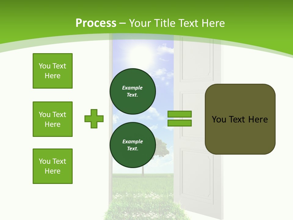 Modern Leisure Equipment PowerPoint Template