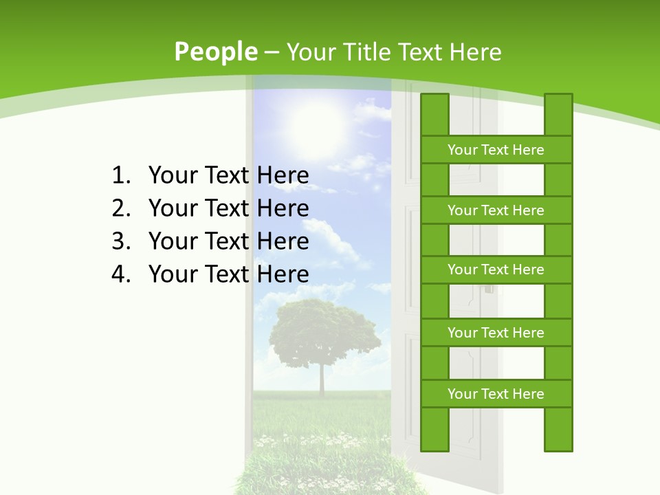 Modern Leisure Equipment PowerPoint Template