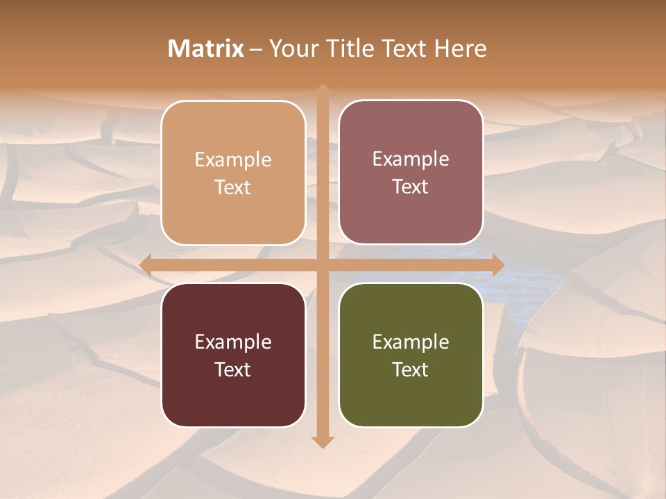 Climate Global Warming Drought PowerPoint Template
