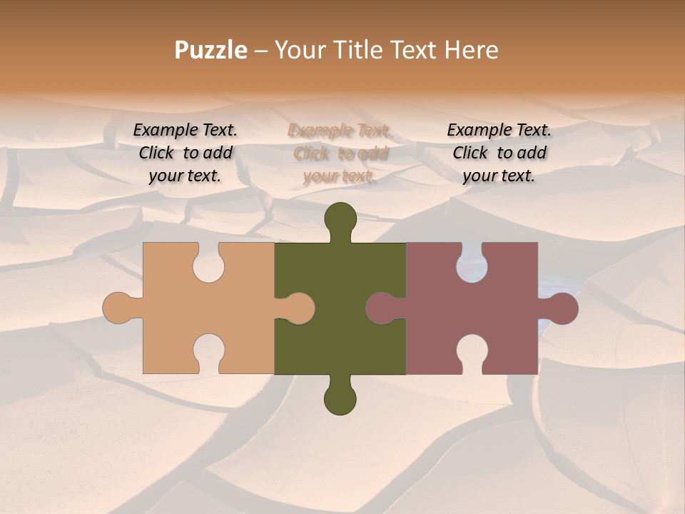 Climate Global Warming Drought PowerPoint Template