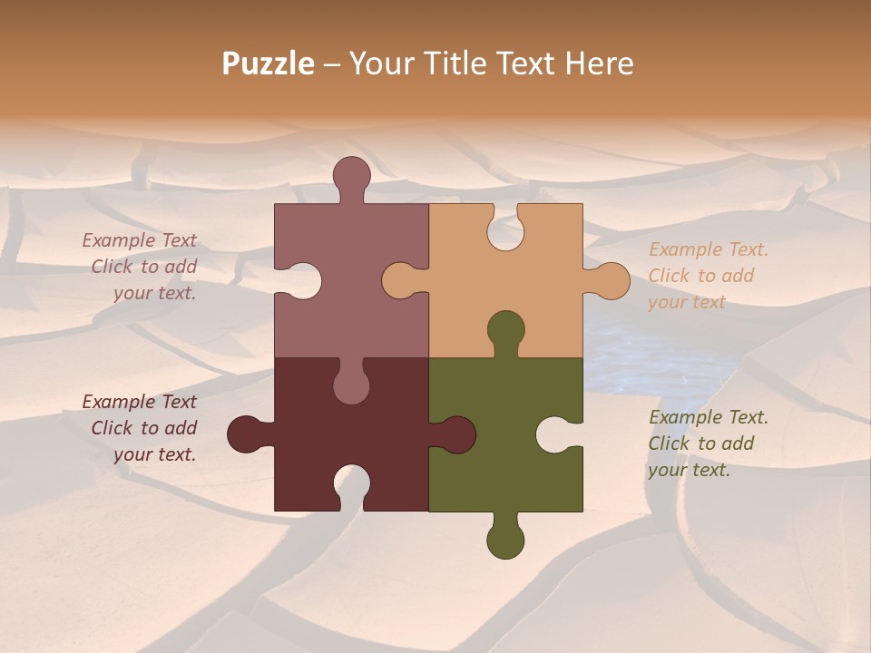 Climate Global Warming Drought PowerPoint Template