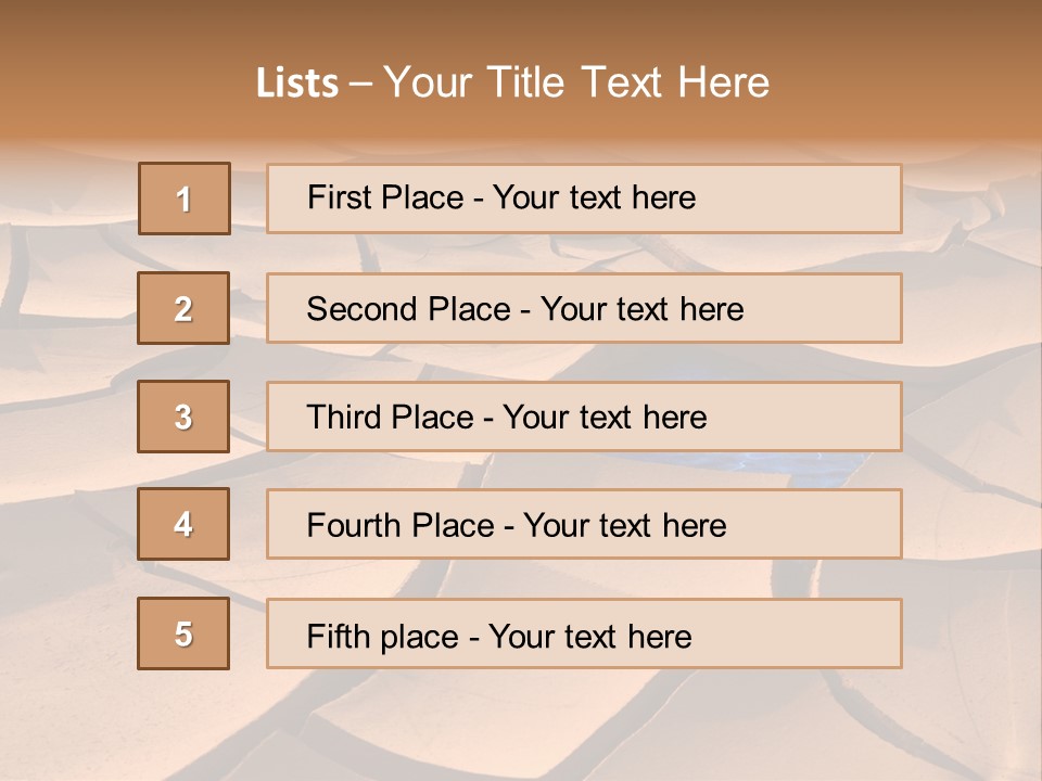 Climate Global Warming Drought PowerPoint Template