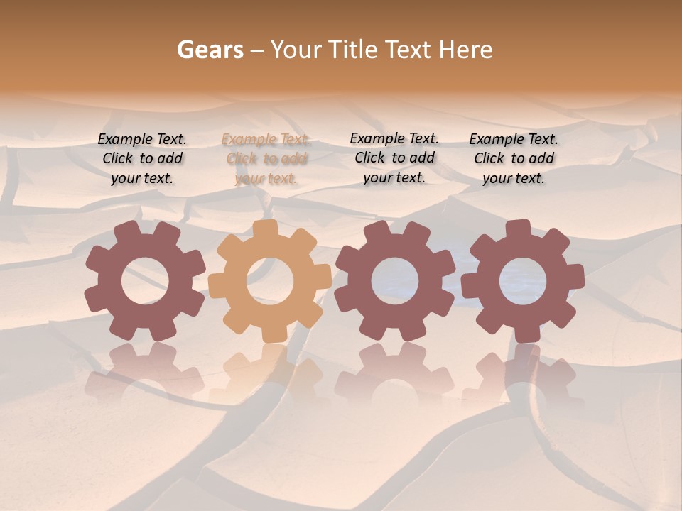 Climate Global Warming Drought PowerPoint Template