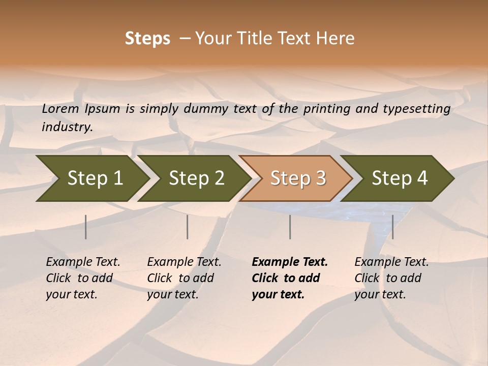 Climate Global Warming Drought PowerPoint Template