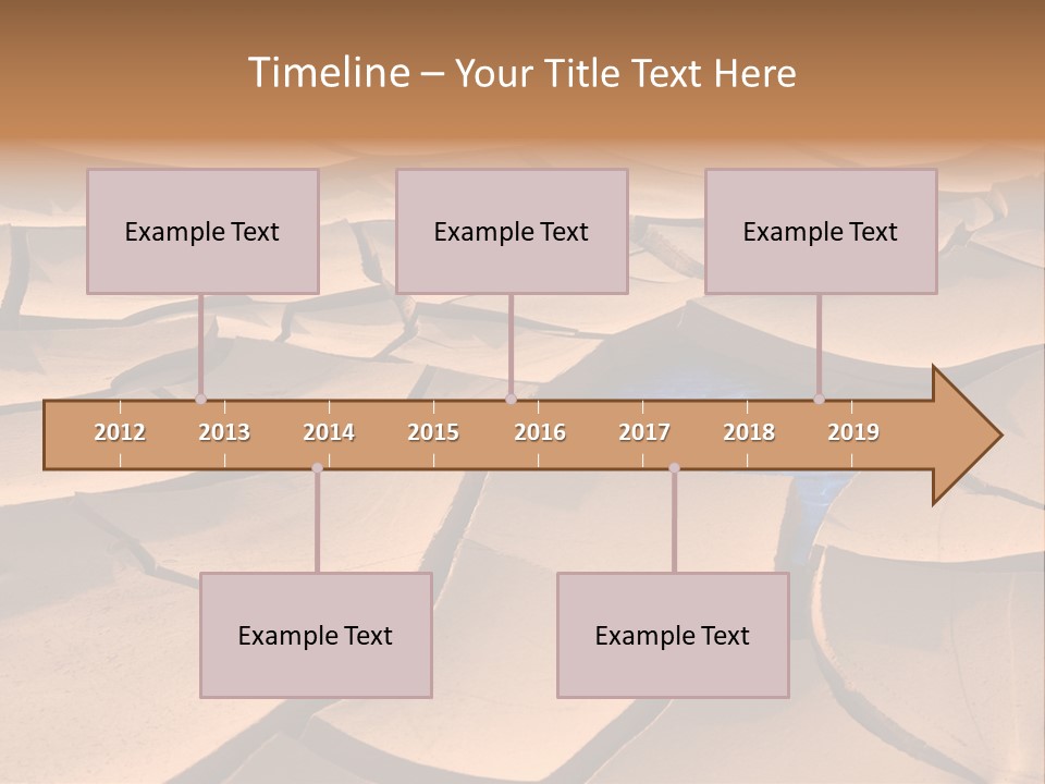 Climate Global Warming Drought PowerPoint Template