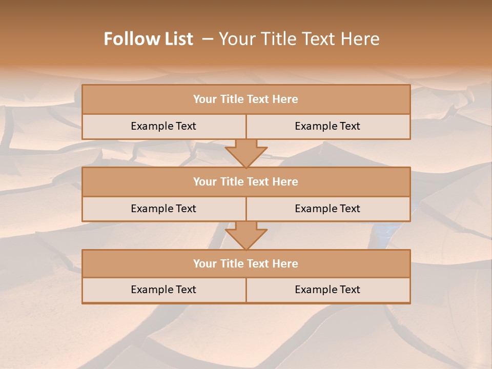 Climate Global Warming Drought PowerPoint Template