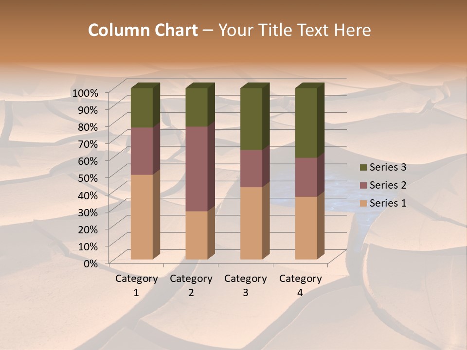 Climate Global Warming Drought PowerPoint Template