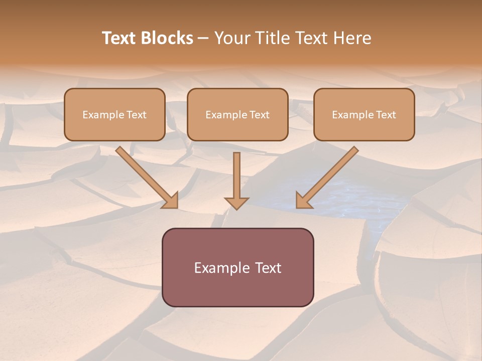 Climate Global Warming Drought PowerPoint Template