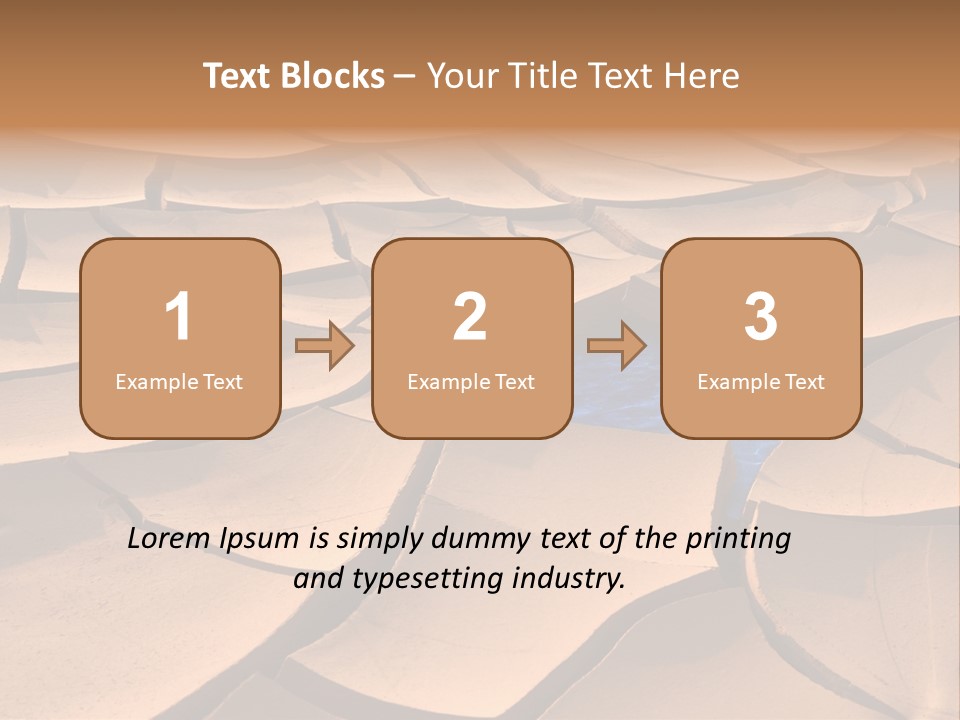 Climate Global Warming Drought PowerPoint Template