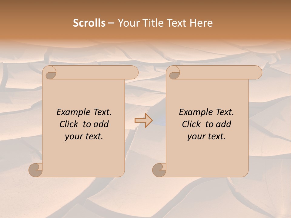 Climate Global Warming Drought PowerPoint Template