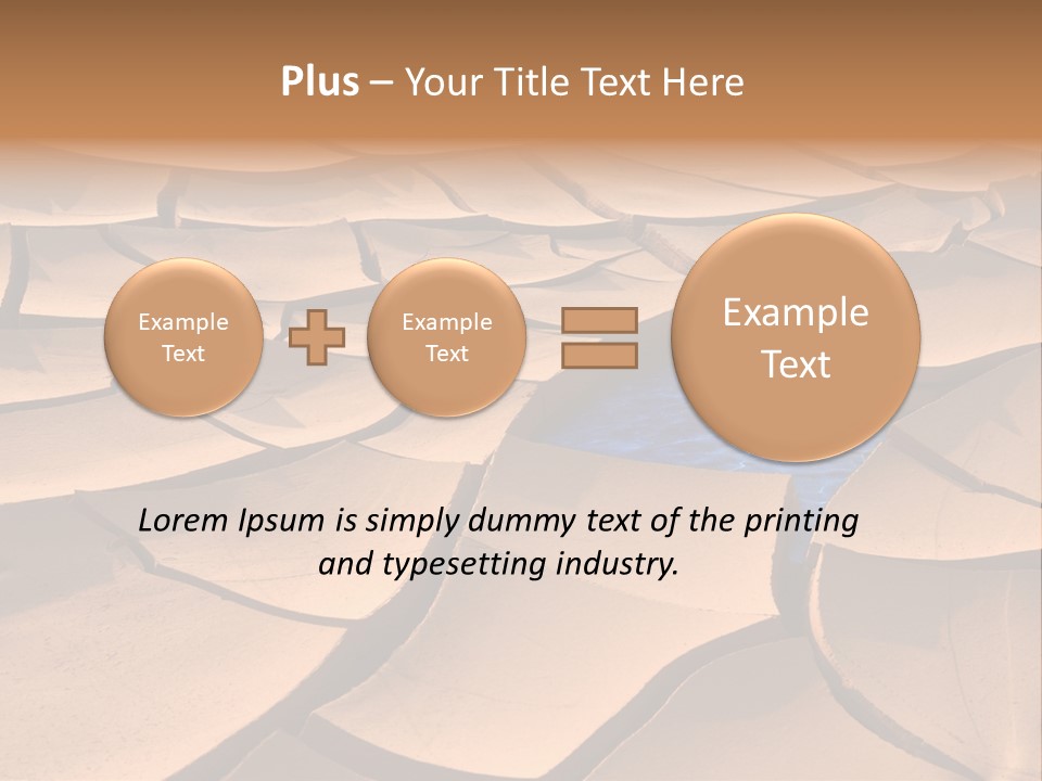 Climate Global Warming Drought PowerPoint Template