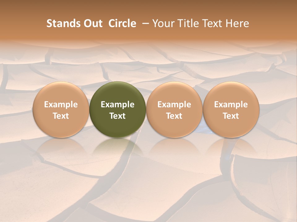 Climate Global Warming Drought PowerPoint Template