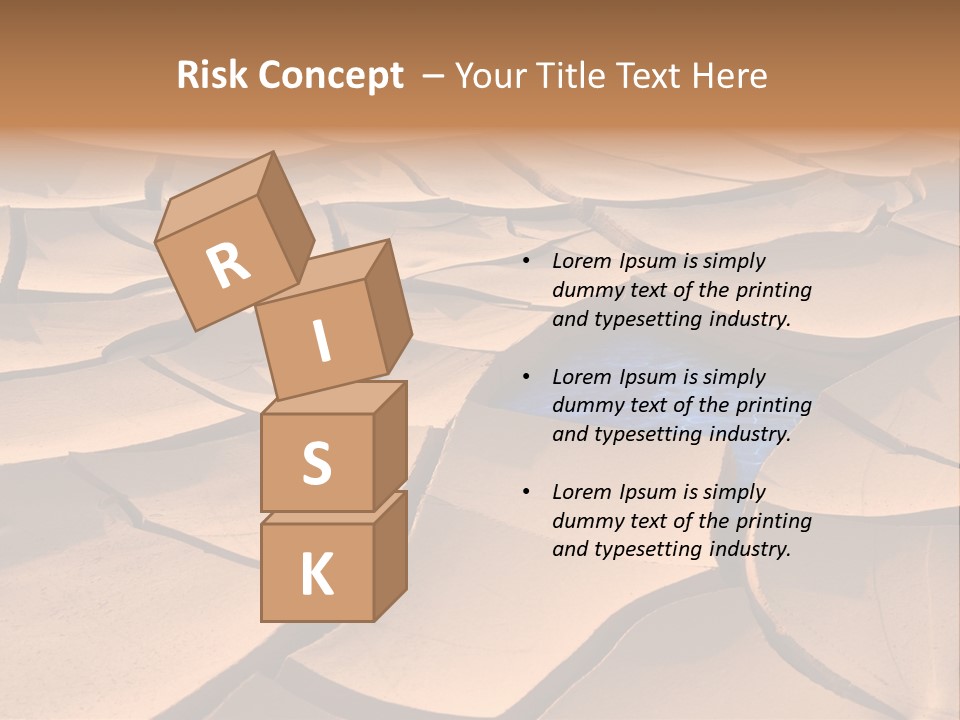 Climate Global Warming Drought PowerPoint Template