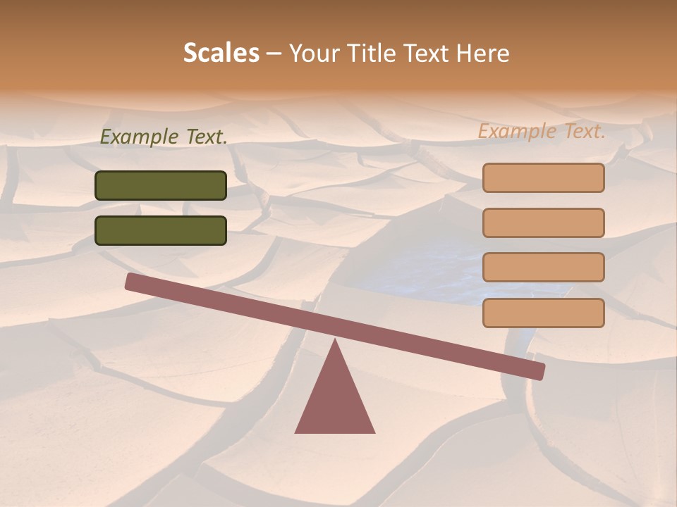 Climate Global Warming Drought PowerPoint Template