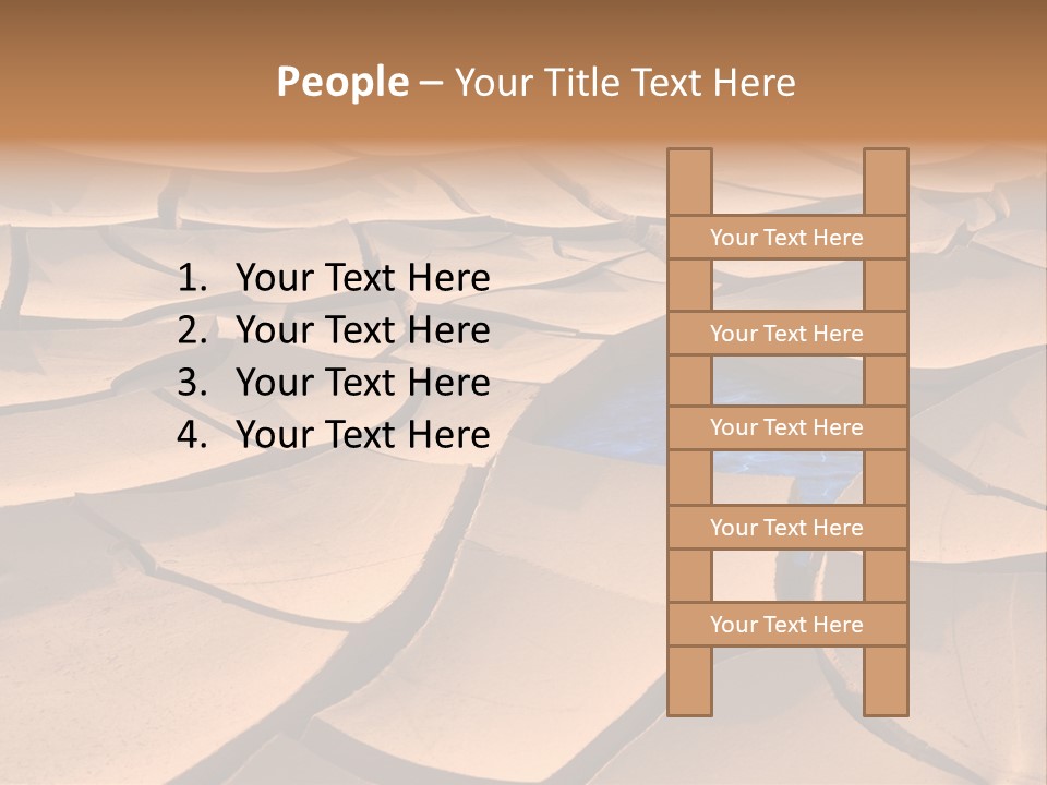 Climate Global Warming Drought PowerPoint Template