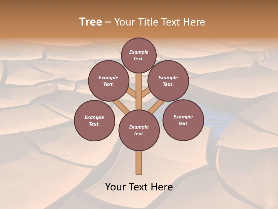 Climate Global Warming Drought PowerPoint Template