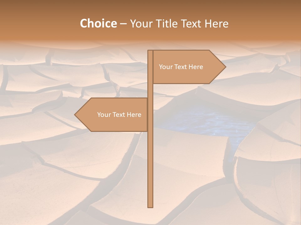 Climate Global Warming Drought PowerPoint Template