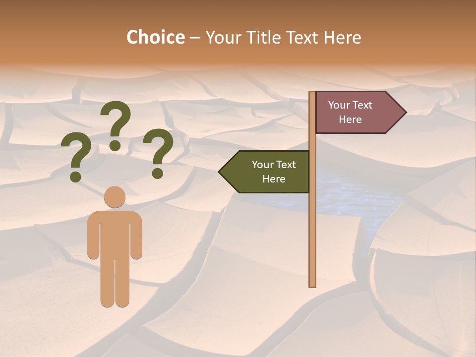 Climate Global Warming Drought PowerPoint Template