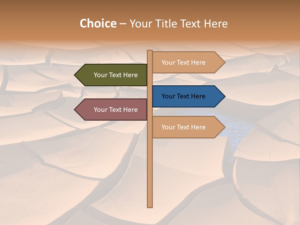 Climate Global Warming Drought PowerPoint Template