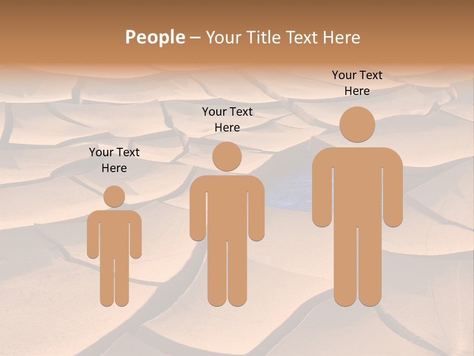 Climate Global Warming Drought PowerPoint Template