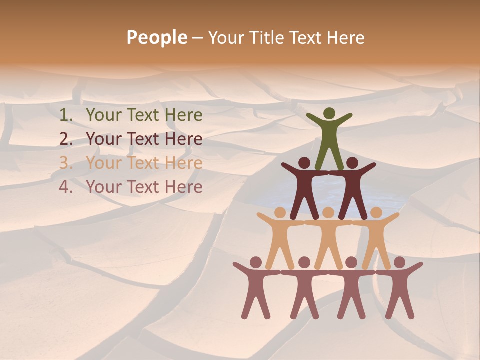 Climate Global Warming Drought PowerPoint Template