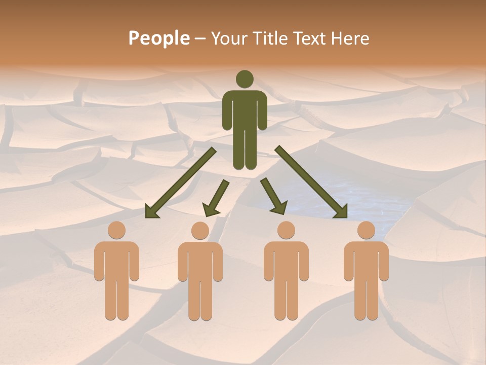 Climate Global Warming Drought PowerPoint Template