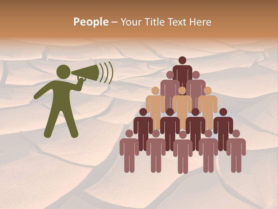 Climate Global Warming Drought PowerPoint Template