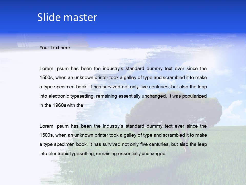 Desert Land Ground PowerPoint Template