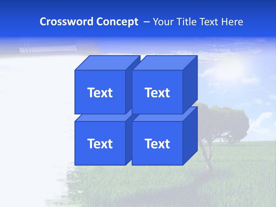 Desert Land Ground PowerPoint Template