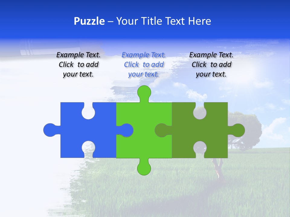 Desert Land Ground PowerPoint Template