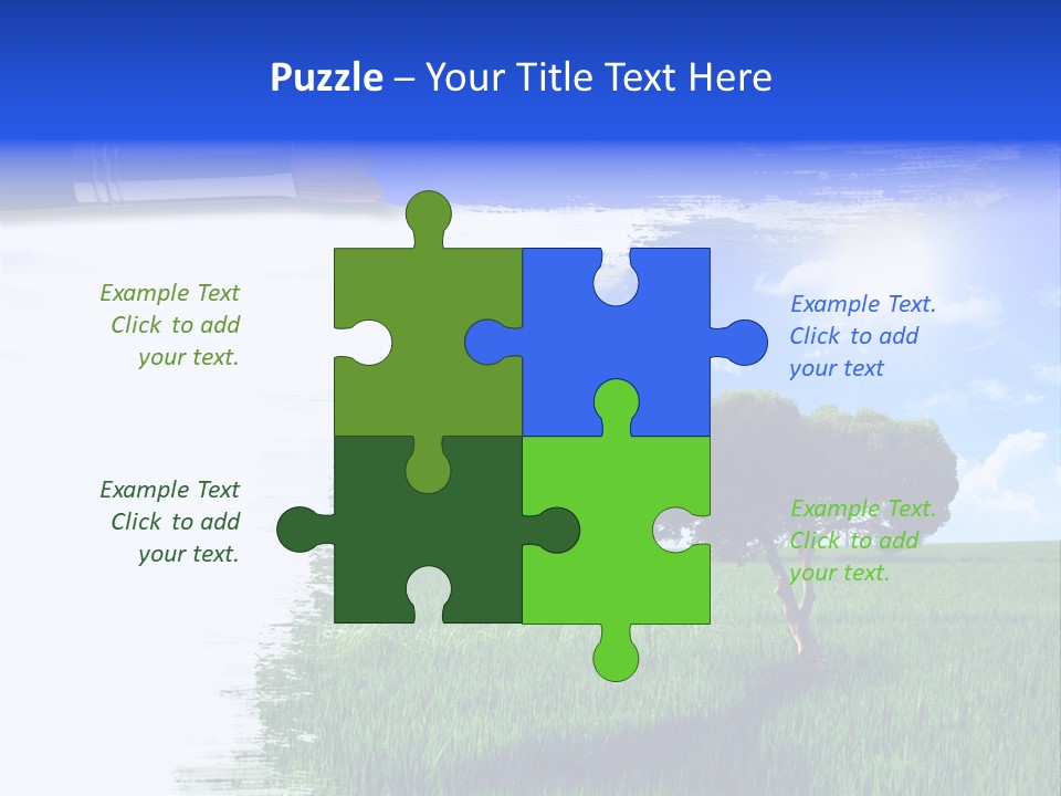 Desert Land Ground PowerPoint Template