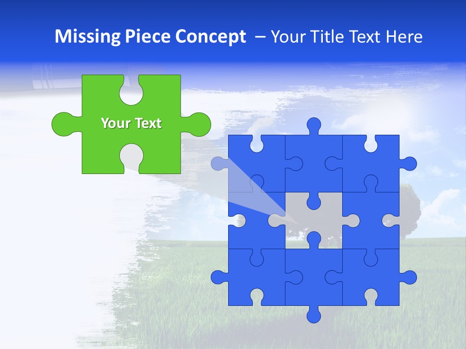 Desert Land Ground PowerPoint Template